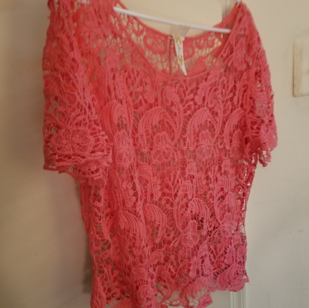 Laced top.